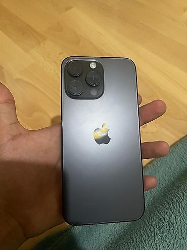 Apple iPhone: IPhone 15 Pro Max, Б/у, 256 ГБ, Black Titanium, Кабель, 78 % — 7