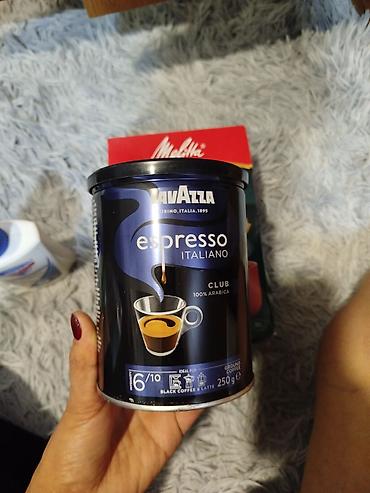 clinko kofe: Məhsul: Lavazza Espresso Italiano – Club, üyüdülmüş qəhvə + Melitta — 1