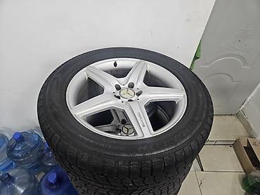 amg disqi: Mercedes-Benz üçün orijinal 5-şüalı AMG üslublu disk+şin komplekti - — 3