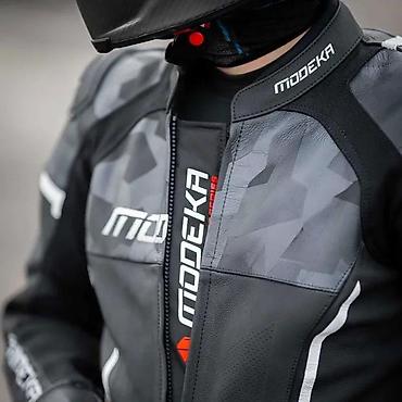 tailor and sons: Modeka sports motociklistička jakna – kožna, sa sportskim krojem i — 5