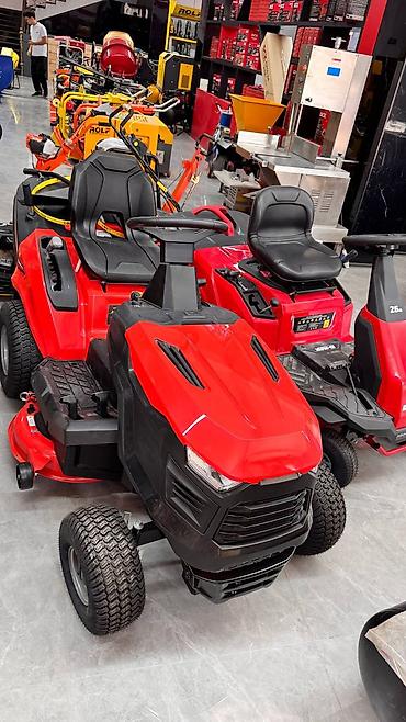 мото косилька: Газонокосилки-трактора (райдеры) D-MAX, красные - Формат: самоходные — 1