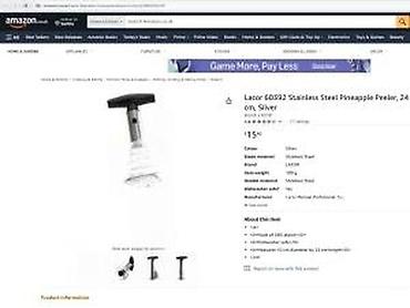 Ostala kuhinjska oprema: Secka i vadilica za ananas – nerđajući čelik - Praktičan kuhinjski — 18