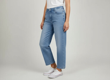 dżinsy z wysokim stanem: Jeans for women, size S