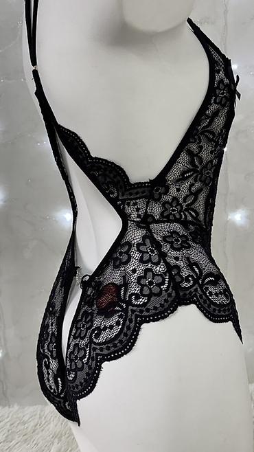 Боди: Кружевное боди с открытым шагом Размеры- S,M,L, XL - Модель: кружевной — 4