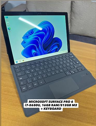micro ssd: Microsoft Surface Pro 6 (1796) с i7-8650U, 16 ГБ оперативной памяти и — 1