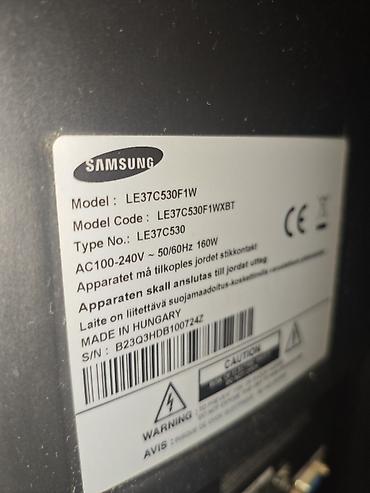 TV və video: Samsung LE37C530F1W – 37 düym Full HD LCD, antenna yeri xarabdir — 2