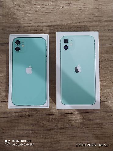 как продать телевизор бу: IPhone 11, Б/у, 64 ГБ, Зеленый, Защитное стекло, Коробка, 100 % — 1