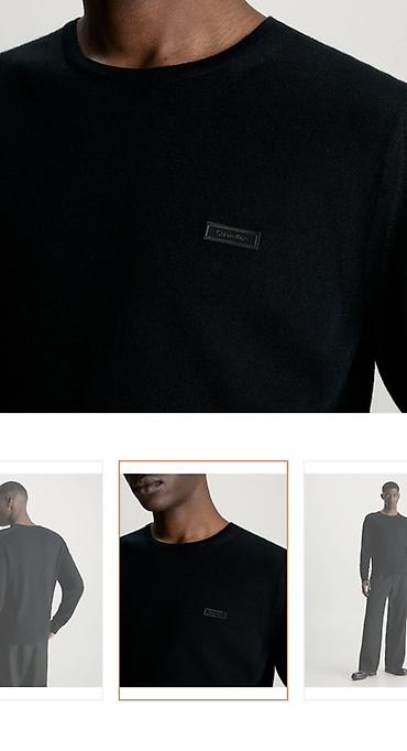 calvin: Sviter, Calvin Klein, M, rəng - Qara — 2