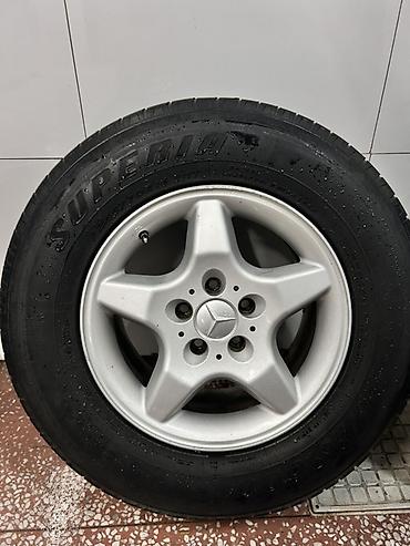 mersedes diskisi: Mercedes-Benz üçün 4 ədəd orijinal yüngül lehimli disk və şin — 6