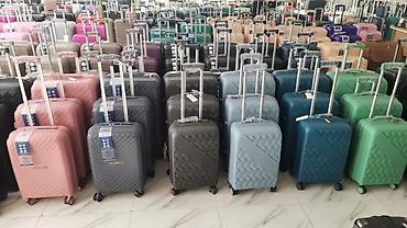 Çamadanlar: Silikon 3lü dəst endirimli çamadanlar Dəst olaraq endirimlə satılır — 18