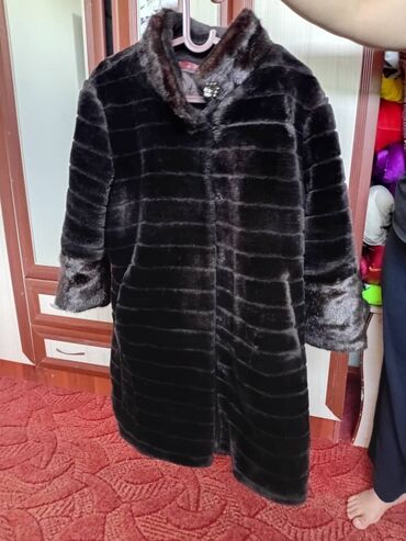 меховый жилет: Шуба, Короткая модель, 5XL (EU 50)