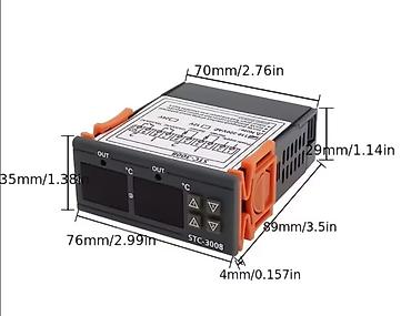 elantra termostat: STC-3008 İki Kanallı Rəqəmsal Temperatur Kontrolleri 220v — 3