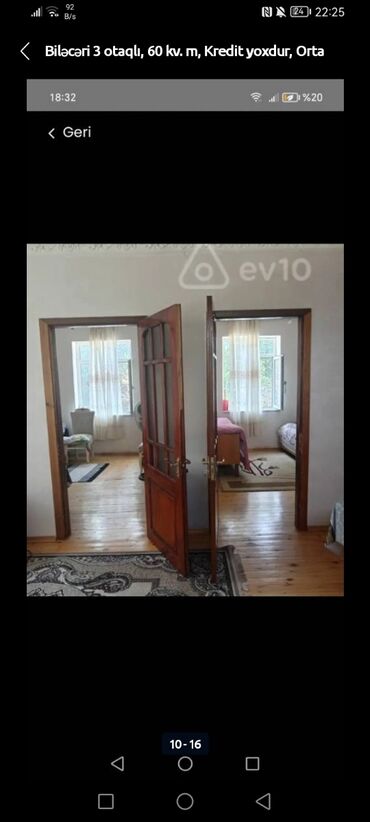 binəqədidə həyət evi: Binəqədi qəs. 3 otaqlı, 60 kv. m, Kredit yoxdur, Orta təmir