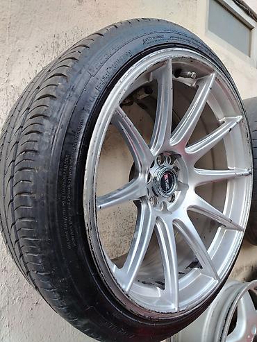 5 bolt unversal razvarka olunub enli gorsenir 225-40-18 tezesi tek