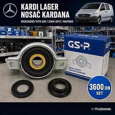 Prenosni sistem: NOSAC KARDANA LEZAJ KARDAN MERCEDES VITO 639 5 | Nosac kardana — 1