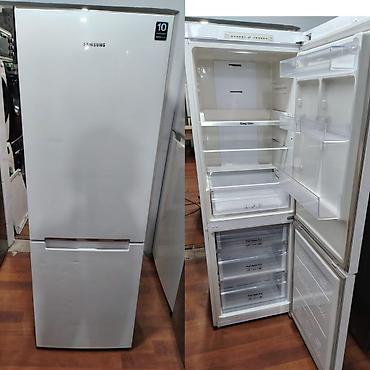 Soyuducular: İşlənmiş 2 qapılı Samsung Soyuducu Satılır, rəng - Ağ, Təkərli — 1