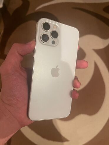 iphone xr 128 gb qiymeti: IPhone 12 Pro Max, 128 GB, Gümüşü, Face ID