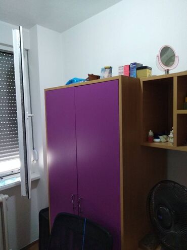 ikea ormari: Double warderobe, color - Purple, Used