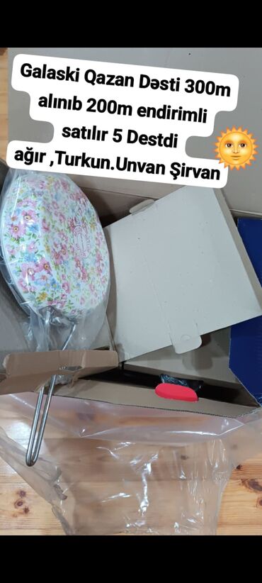 Çaydanlar və qəhvədanlar: Qazan, Keramika, Tefal, Türkiyə