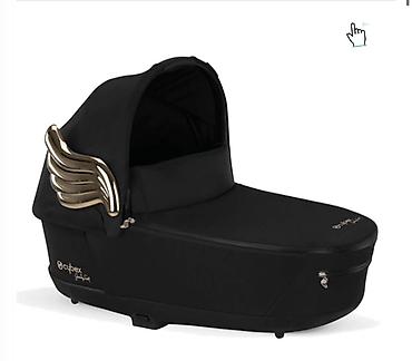 автолюльку cybex: Люлька для коляски Cybex by Jeremy Scott “Wings”, цвет Black/Gold. - — 1