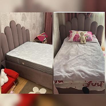 Uşaq/yekə ölçülü tək nəfərlik çarpayı və döşək dəsti Çarpayı 280azn