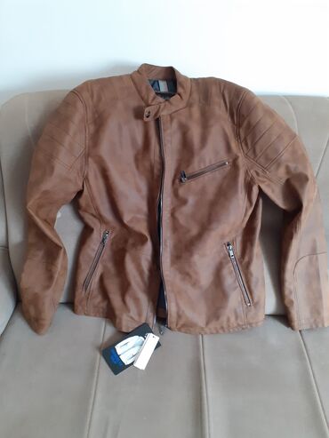 kožne jakne sa krznom: Jacket Lc Waikiki, XL (EU 42), color - Brown