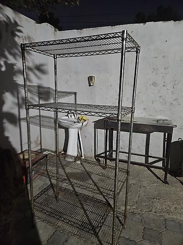 Metal tel rəf sistemi - 4 mərtəbəli, açıq konstruksiyalı tel rəflər - lalafo.az -da Metal tel rəf sistemi - 4 mərtəbəli, açıq konstruksiyalı tel rəflər -