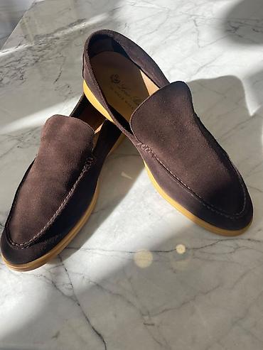 iş patinkası: Loro Piana “Summer Walk” kişi mokasinləri - Material: yumşaq təbii — 1