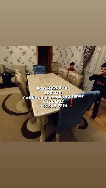 старые стулья: Qonaq otağı üçün, Yeni, 6 stul
