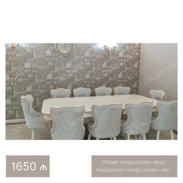 Столы: Masa desti sifarisle hazırlanır. ⚜️ İstehsaldan satiş, otağınıza