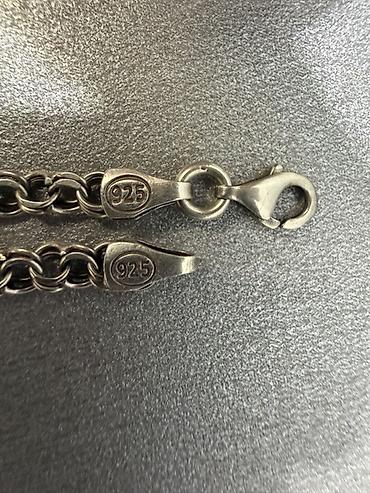 buji: 925 gümüş boyunbağı zənciri - Material: 925 sterling gümüş — 2