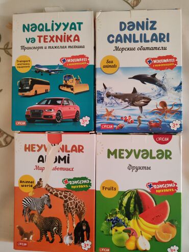 Digər kitablar və jurnallar: Dəniz canlıları mövzusunda məlumatlandırıcı boyama kitabı. Bu kitab