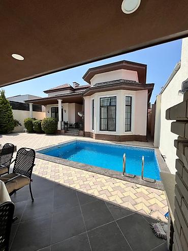 Günlük kirayə evlər: Bağ evi kirayə verilir, Mərdəkan Mərdəkanda yerləşən isti, hovuzlu bağ — 1