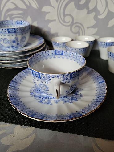 Kompleti posuđa: Sevis za kafu,caj,zestinu 1949 do 1954 godina China Blau Setmann — 14