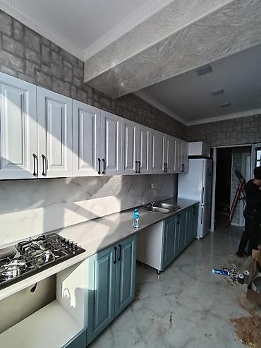 Sifarişlə mətbəx mebeli: Sifarişlə mətbəx dəsti, Özü çəkən petlələr, MDF, Kredit var, Pulsuz çatdırılma — 7