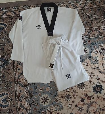 Кимоно (добок) для тхэквондо KSD/HANKOOK - Комплект: куртка с чёрным at lalafo.kg Кимоно (добок) для тхэквондо KSD/HANKOOK - Комплект: куртка с чёрным