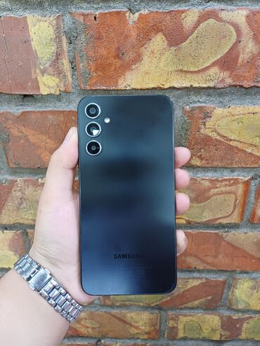 телефон samsung: Samsung Galaxy A34 5G, Б/у, 128 ГБ, цвет - Черный, 2 SIM