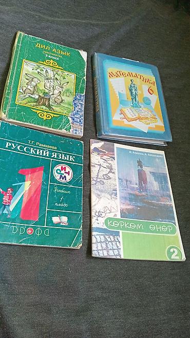 Китептер жана журналдар: Набор школьных учебников (разные классы и предметы) Состав по фото: - — 2