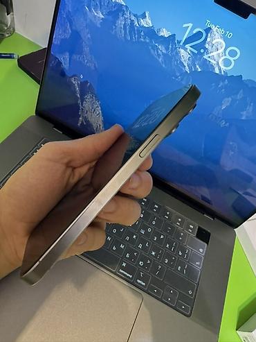 Apple iPhone: IPhone 15 Pro Max, 256 GB, Natural Titanium, Simsiz şarj, Face ID, Sənədlərlə — 7