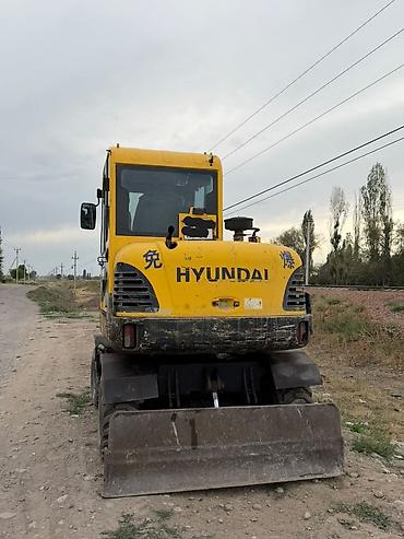реечный домкрат: Экскаватор, Hyundai, 2008 г., Колесный — 2