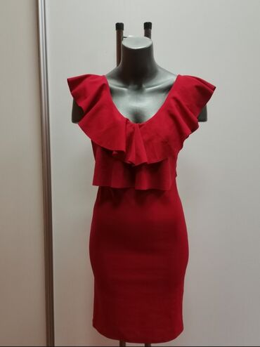 h: New Look S (EU 36), bоја - Crvena, Na bretele