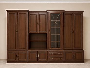 office table: Стенка-шкаф, Тип стенки-шкафа: Модульная, Для зала, Б/у — 1