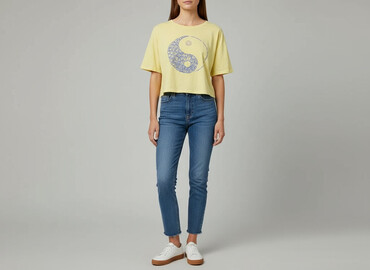 hermes t shirty: Sinsay, Women`s T-shirt, size L