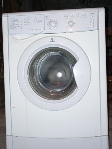 ремонт стиральных машин на дому: Кир жуучу машина Indesit, Колдонулган, Автомат, 6 кг чейин, Толук өлчөм