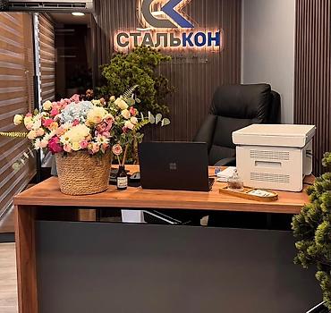 table study: Офисный стол, Новый, Нерегулируемый, цвет - Коричневый, Прямоугольный, ЛДСП, Бесплатная доставка — 4