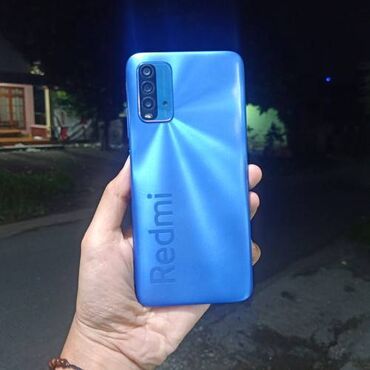 Xiaomi: Xiaomi Redmi 9T, 64 GB, rəng - Göy, 
 Sensor, Barmaq izi, İki sim kartlı