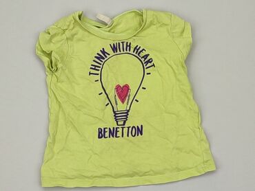 Koszulka, Benetton, 3-6 m, stan - Dobry