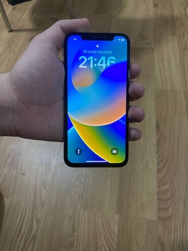 Apple iPhone: IPhone X, 64 GB, Ağ, Simsiz şarj