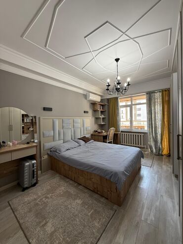 долго срочная квартира бишкек: 3 комнаты, 105 м², Элитка, 10 этаж, Дизайнерский ремонт