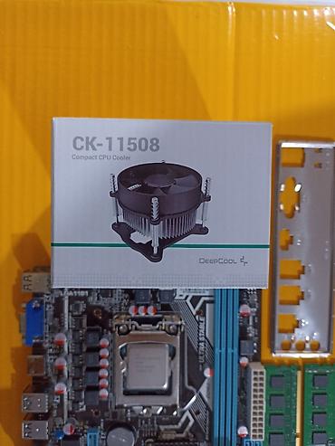 micro atx: Комплект для сборки ПК, Состав комплекта: Процессор, Материнская плата, Оперативная память, Новый, Самовывоз, Платная доставка — 7